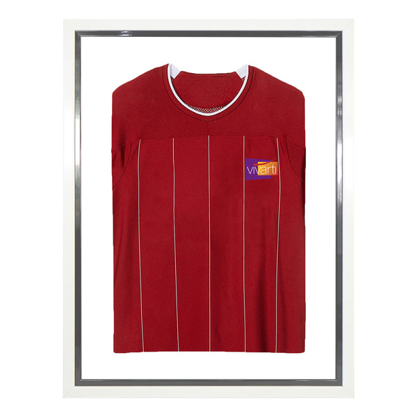 Vivarti DIY Sports Shirt Display Standard Gloss White Frame