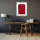 Vivarti DIY Sports Shirt Display Standard Gloss White Frame-68