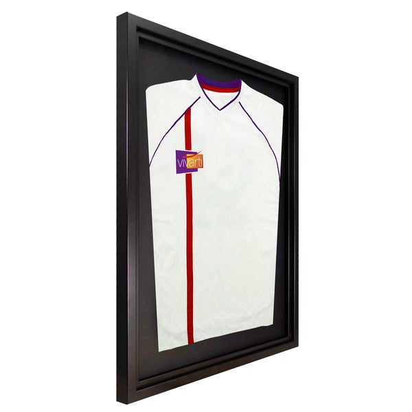 Vivarti DIY Tapered Standard Sports Shirt Display Gloss Black Frame