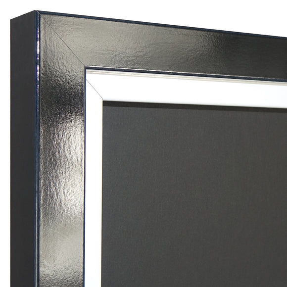 Vivarti DIY Tapered Standard Sports Shirt Display Gloss Black Frame