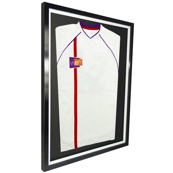 Vivarti DIY Tapered Standard Sports Shirt Display Black Frame