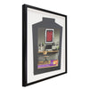 Vivarti DIY Tapered Sleeve Standard Sports Shirt Display Gloss Black Frame