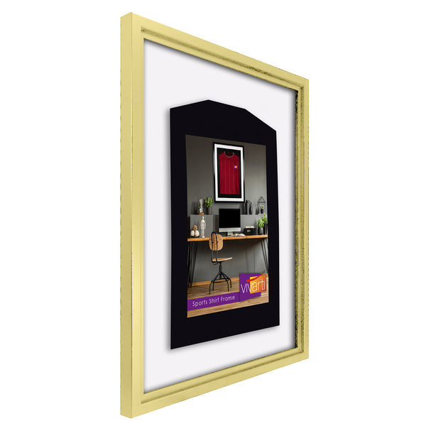 Vivarti DIY Sports Shirt Display Standard Gold Frame