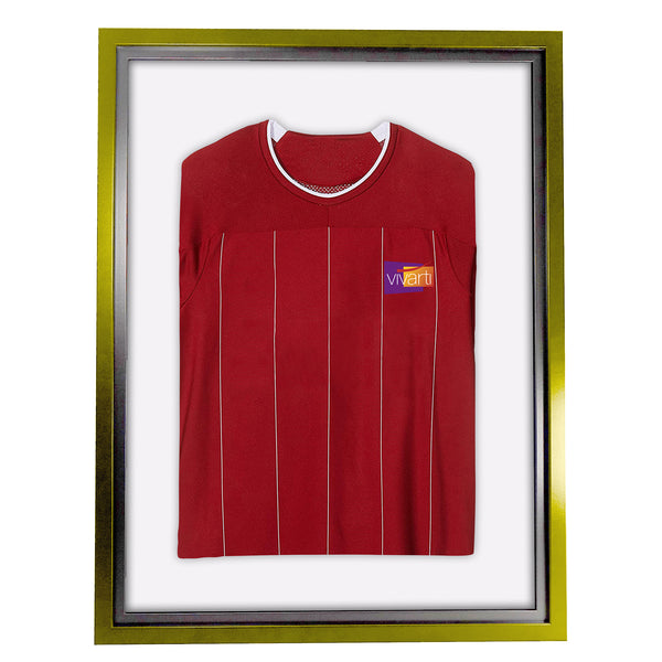 Vivarti DIY Sports Shirt Display Standard Gold Frame