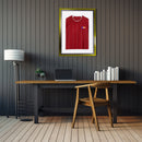 Vivarti DIY Sports Shirt Display Standard Gold Frame-98