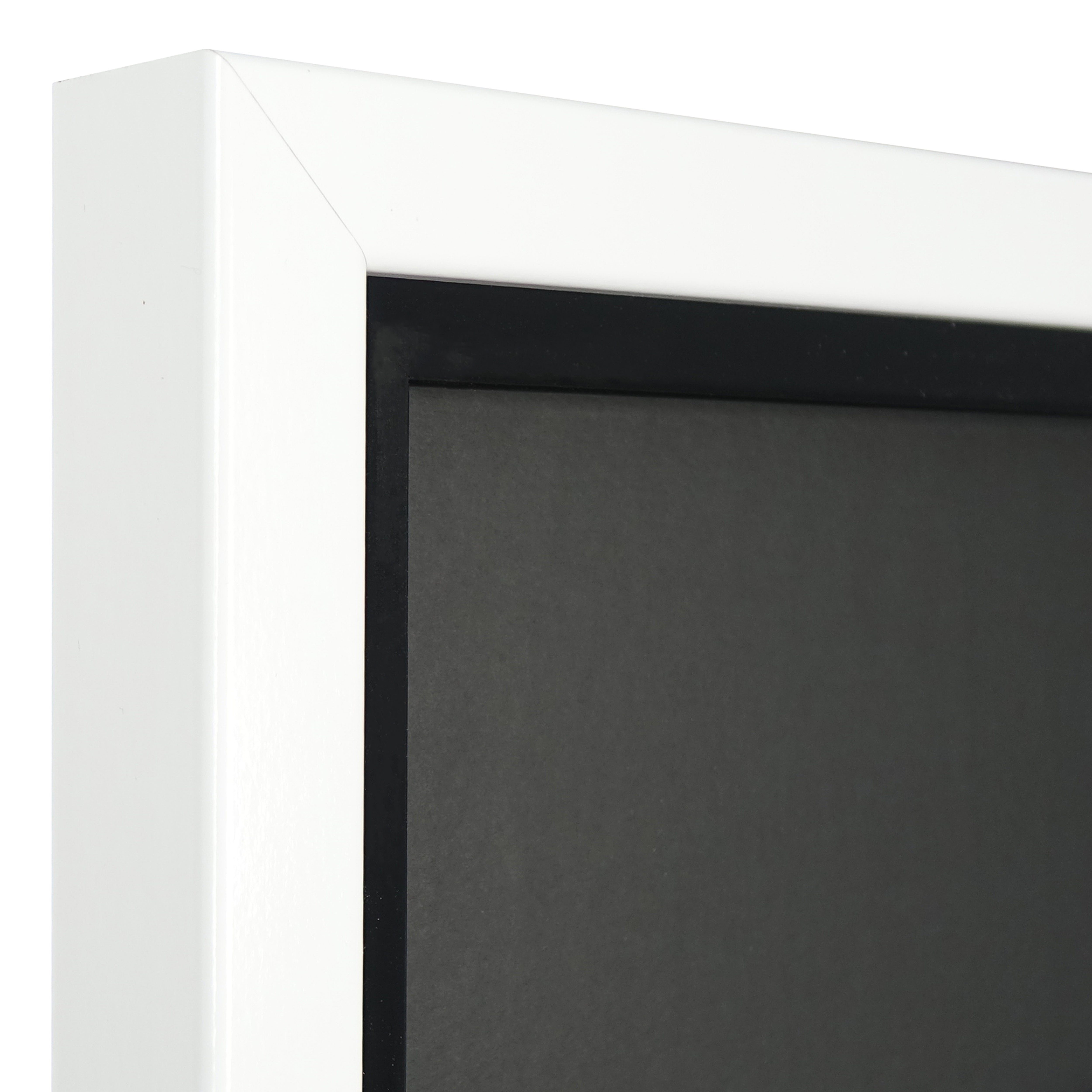 Vivarti DIY Tapered Sleeve 3D Mounted + Double Aperture Sports Shirt Display White Frame