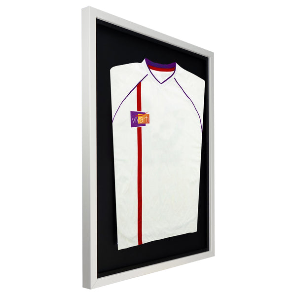 Vivarti DIY Tapered Standard Sports Shirt Display  Gloss White Frame