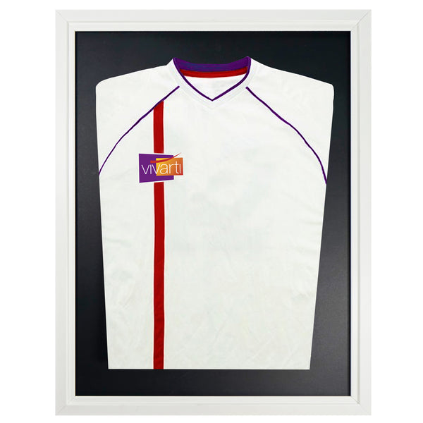 Vivarti DIY Tapered Standard Sports Shirt Display White Frame