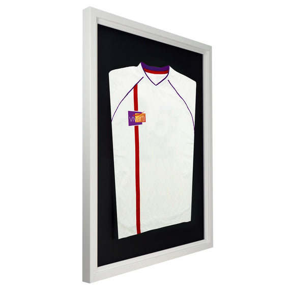 Vivarti DIY Tapered Standard Sports Shirt Display  Gloss White Frame