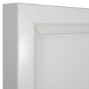 Vivarti DIY Tapered Sleeve 3D Mounted + Double Aperture Sports Shirt Display Gloss White Frame-21