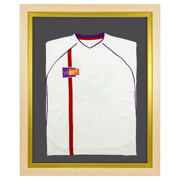 Vivarti DIY Sports Shirt Display Standard Oak Frame