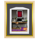 Vivarti DIY Sports Shirt Display Standard Oak Frame-55