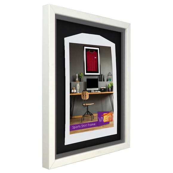Vivarti DIY Sports Shirt Display Standard White Frame