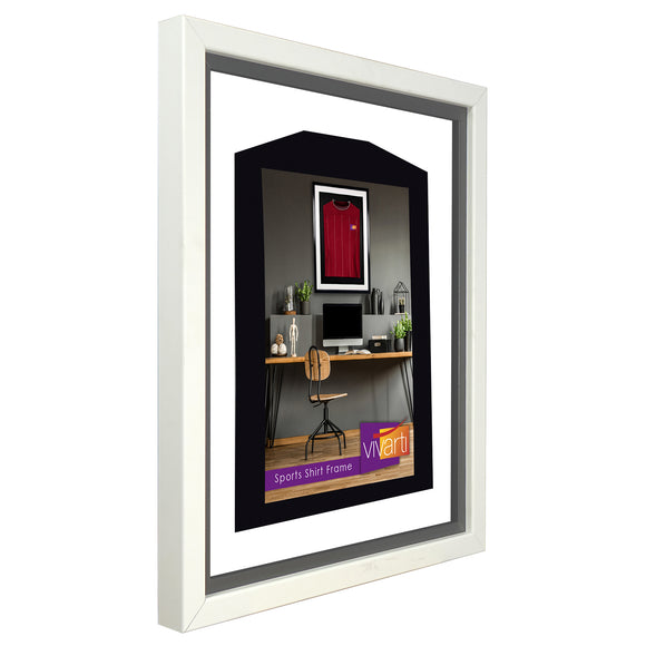 Vivarti DIY Sports Shirt Display Standard White Frame