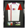 Vivarti DIY Tapered Sleeve 3D Mounted + Double Aperture Sports Shirt Display Gloss Black Frame