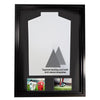 Vivarti DIY Tapered Sleeve 3D Mounted + Double Aperture Sports Shirt Display Gloss Black Frame