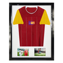 Vivarti DIY Tapered Sleeve 3D Mounted + Double Aperture Sports Shirt Display Gloss Black Frame-3