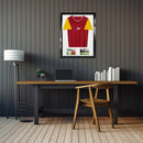 Vivarti DIY Tapered Sleeve 3D Mounted + Double Aperture Sports Shirt Display Gloss Black Frame-11