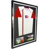 Vivarti DIY Tapered Sleeve 3D Mounted + Double Aperture Sports Shirt Display Gloss Black Frame