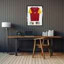 Vivarti DIY Tapered Sleeve 3D Mounted + Double Aperture Sports Shirt Display Gloss Black Frame-9