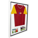 Vivarti DIY Tapered Sleeve 3D Mounted + Double Aperture Sports Shirt Display Gloss White Frame-7