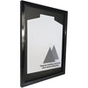 Vivarti DIY Tapered Sleeve Standard Sports Shirt Display Gloss Black Frame