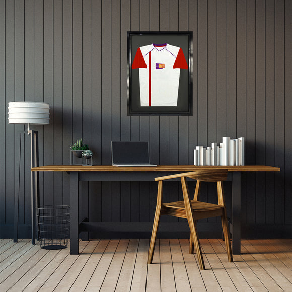 Vivarti DIY Tapered Sleeve Standard Sports Shirt Display Black Frame