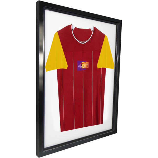 Vivarti DIY Tapered Sleeve Standard Sports Shirt Display Gloss Black Frame