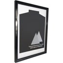 Vivarti DIY Tapered Sleeve Standard Sports Shirt Display Black Frame-17