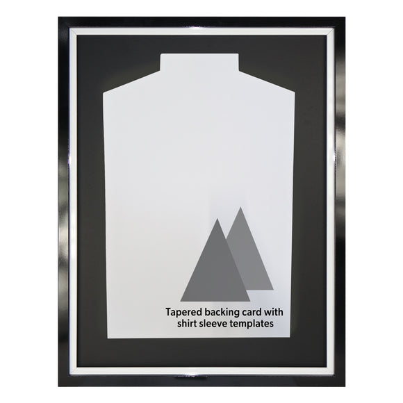 Vivarti DIY Tapered Sleeve Standard Sports Shirt Display Black Frame