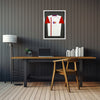 Vivarti DIY Tapered Sleeve Standard Sports Shirt Display White Frame