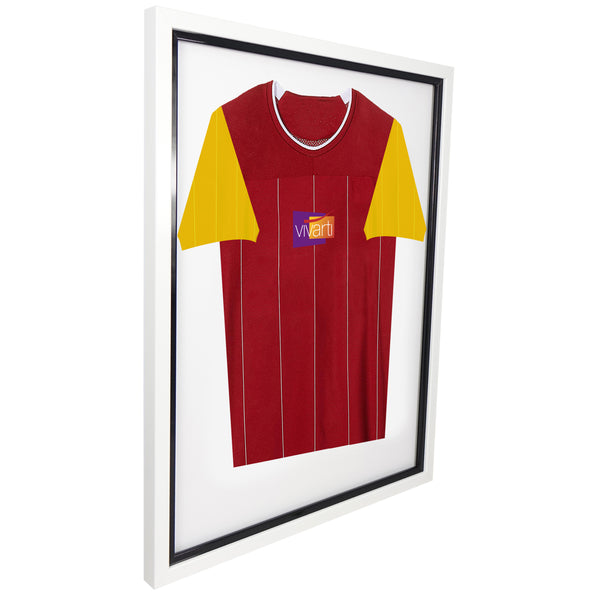 Vivarti DIY Tapered Sleeve Standard Sports Shirt Display White Frame