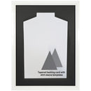 Vivarti DIY Tapered Sleeve Standard Sports Shirt Display Gloss White Frame-15