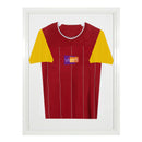 Vivarti DIY Tapered Sleeve Standard Sports Shirt Display Gloss White Frame-4