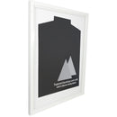 Vivarti DIY Tapered Sleeve Standard Sports Shirt Display Gloss White Frame-20