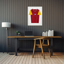 Vivarti DIY Tapered Sleeve Standard Sports Shirt Display White Frame-9