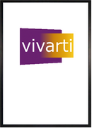 Vivarti Thin Gloss Black Picture Frame-36