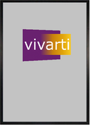 Vivarti Thin Gloss Black Picture Frame-37