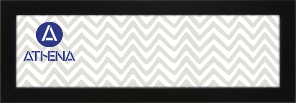 Athena Matt Black Block Premium Wood Picture Frame