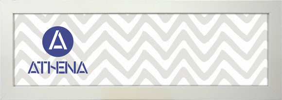 Athena Matt White Block Premium Wood Picture Frame