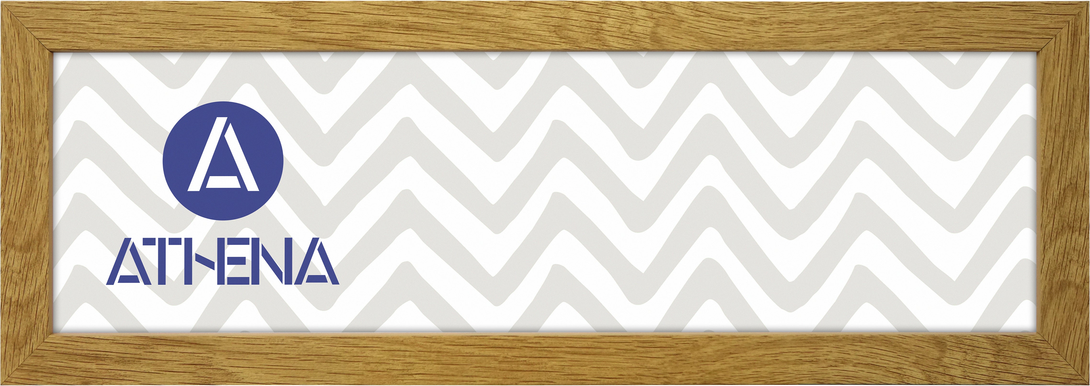 Athena thin Oak Block Premium Wood Picture Frame