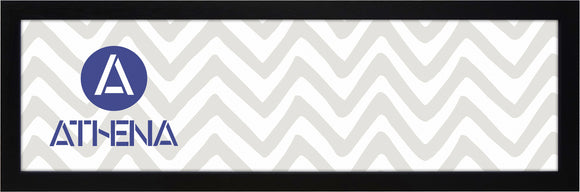 Athena Black Woodgrain Thin Block Premium Wood Picture Frame