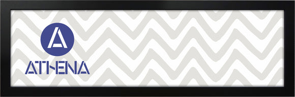 Athena Matt Black Thin Block Premium Wood Picture Frame