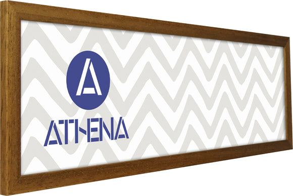 Athena Honey Oak Thin Premium Wood Picture Frame