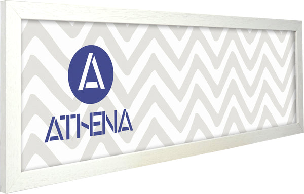 Athena White Woodgrain Thin Premium Wood Picture Frame