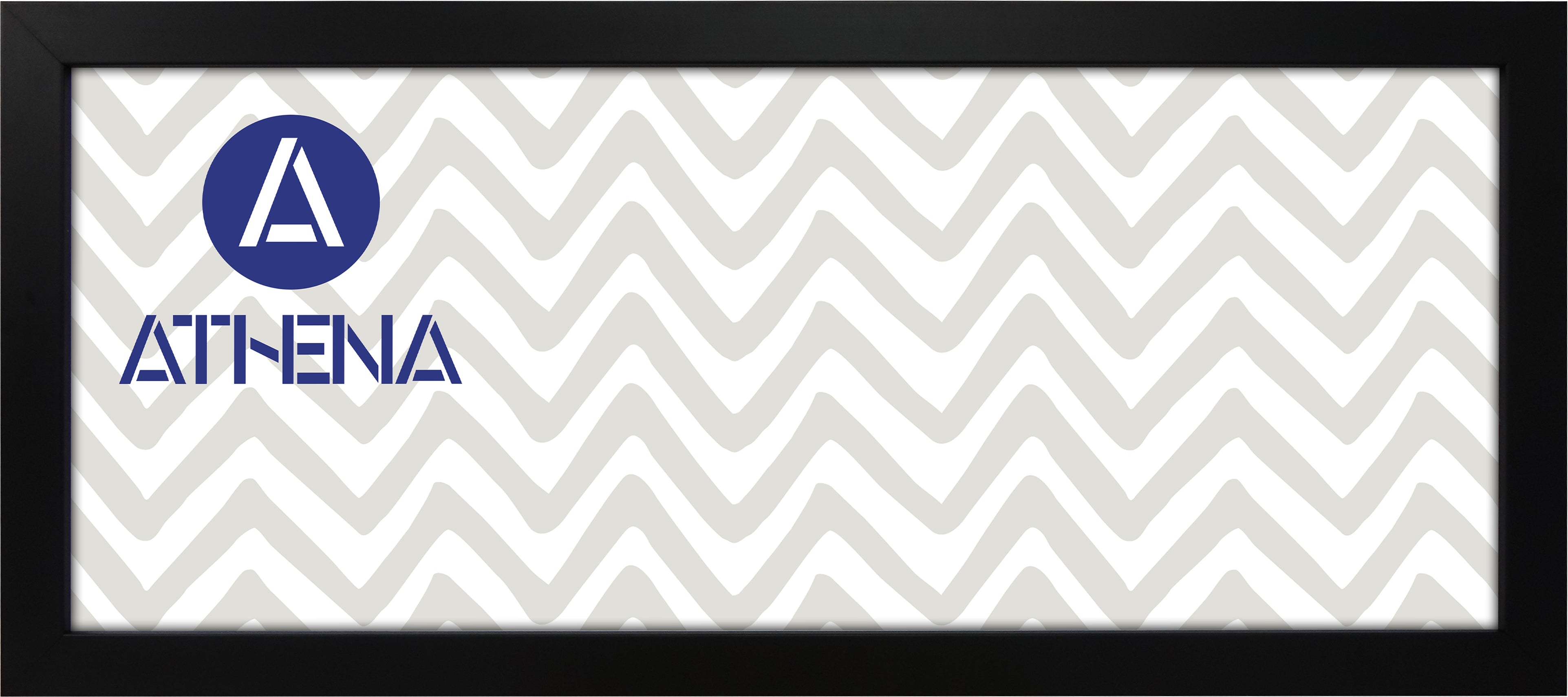 Athena Matt Black Block Premium Wood Picture Frame