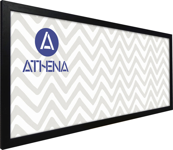 Athena Black Woodgrain Thin Premium Wood Picture Frame