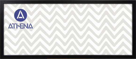 Athena Black Woodgrain Thin Premium Wood Picture Frame