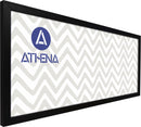 Athena Black Woodgrain Thin Block Premium Wood Picture Frame-10