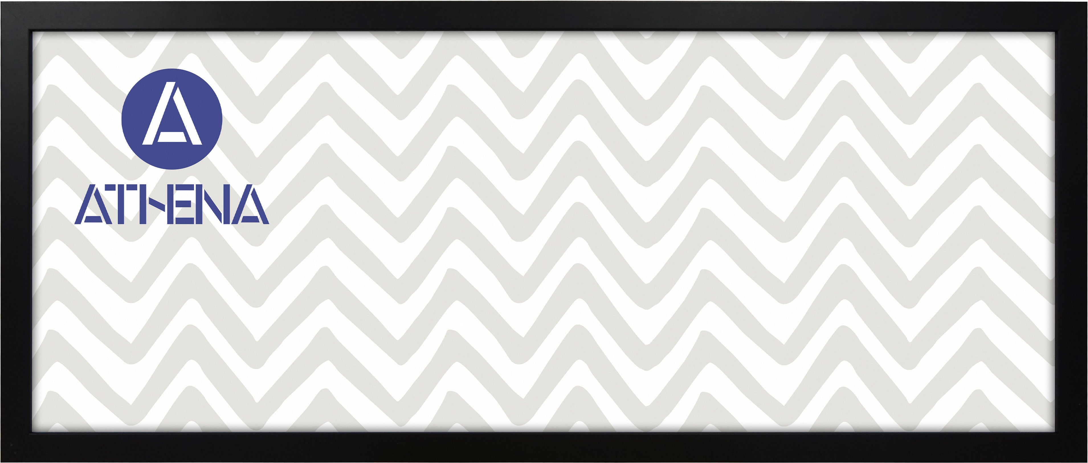 Athena Matt Black Thin Block Premium Wood Picture Frame